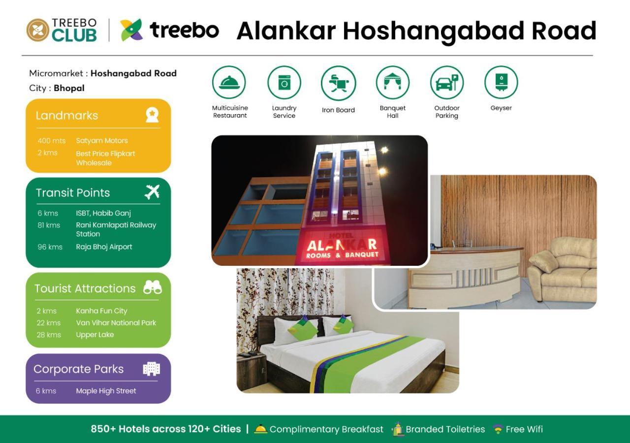 Treebo Trend Hotel Alankar Hoshangabad Road Bhopal Bagian luar foto